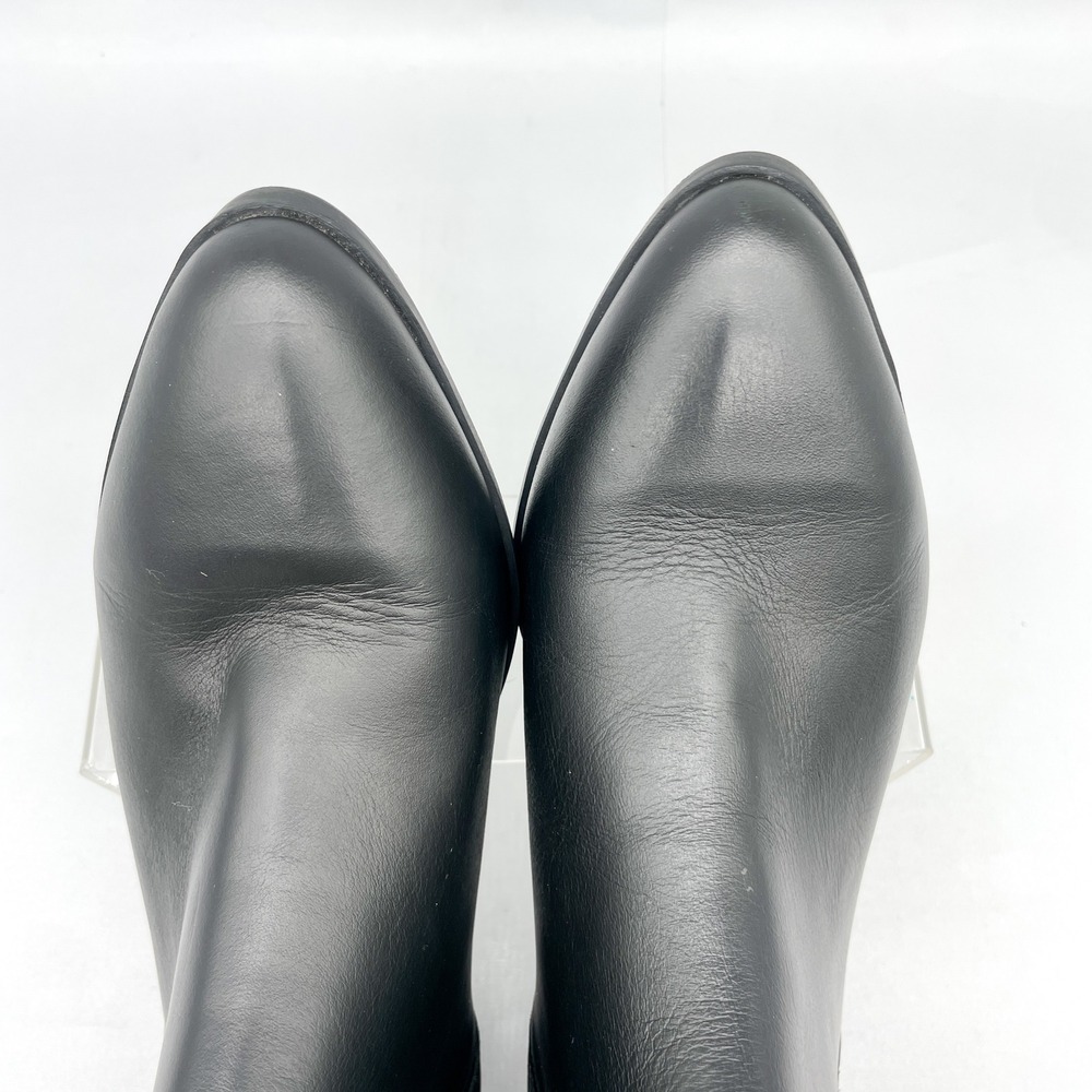 Nisolo Womens 10 Eva Everday Chelsea Boots Black Leather Pointed Toe Booties - Picture 7 of 12